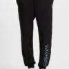 Ombré-logo tracksuit bottoms in cotton terry