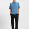 Ombré-logo tracksuit bottoms in cotton terry
