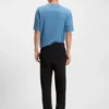 Ombré-logo tracksuit bottoms in cotton terry