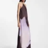 One-shoulder dress with floral print One-shoulder dress with floral print