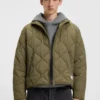 Onion-quilted jacket with water-repellent finish