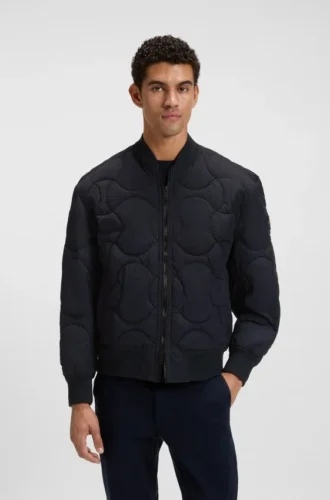 Onion-quilted jacket with water-repellent finish