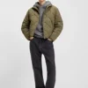 Onion-quilted jacket with water-repellent finish