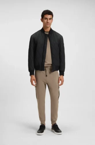 Onion-quilted jacket with water-repellent finish