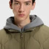 Onion-quilted jacket with water-repellent finish