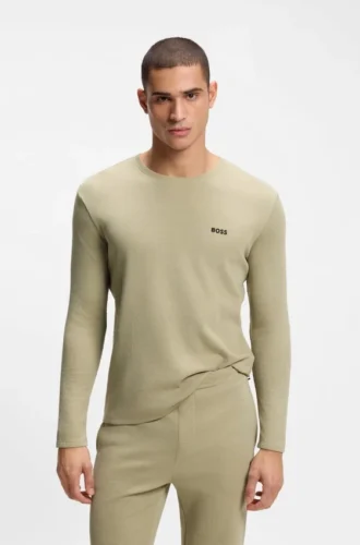 Ottoman pajama T-shirt with embroidered logo
