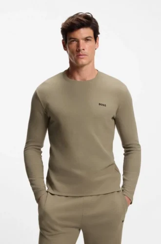 Ottoman pajama T-shirt with embroidered logo
