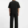Overlock-stitch T-shirt in a relaxed fit