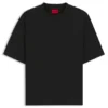 Overlock-stitch T-shirt in a relaxed fit