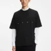 Oversize-fit cotton T-shirt with bold printed logo