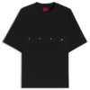 Oversize-fit cotton T-shirt with bold printed logo