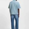 Oversize-fit shirt in cotton twill