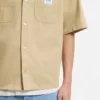Oversize-fit shirt in slub cotton with patch pockets