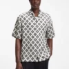 Oversize-fit shirt with statement print