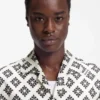 Oversize-fit shirt with statement print