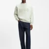 Oversize-fit sweatshirt in cotton terry with tonal logo