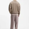 Oversize-fit sweatshirt in cotton terry with tonal logo