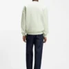 Oversize-fit sweatshirt in cotton terry with tonal logo