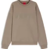 Oversize-fit sweatshirt in cotton terry with tonal logo