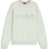 Oversize-fit sweatshirt in cotton terry with tonal logo
