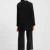 Oversized-fit blazer in velvet tweed