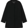 Oversized-fit blazer in velvet tweed