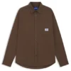 Oversized-fit overshirt in cotton canvas