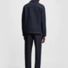 Oversized-fit overshirt in Japanese rigid denim Oversized-fit overshirt in Japanese rigid denim