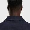 Oversized-fit overshirt in Japanese rigid denim Oversized-fit overshirt in Japanese rigid denim