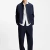 Oversized-fit printed shirt with camp collar Oversized-fit printed shirt with camp collar