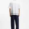 Oversized-fit printed shirt with camp collar Oversized-fit printed shirt with camp collar
