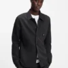Oversized-fit shirt in a cotton blend