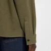 Oversized-fit shirt in a structured cotton blend