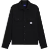Oversized-fit shirt in a structured cotton blend