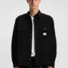 Oversized-fit shirt in cotton corduroy