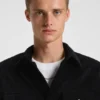 Oversized-fit shirt in cotton corduroy
