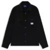 Oversized-fit shirt in cotton corduroy