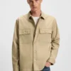 Oversized-fit shirt in cotton twill Oversized-fit shirt in cotton twill