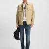 Oversized-fit shirt in cotton twill Oversized-fit shirt in cotton twill
