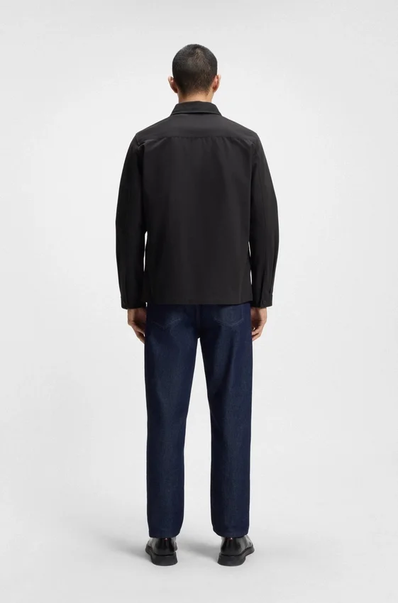 Oversized-fit shirt in cotton twill Oversized-fit shirt in cotton twill