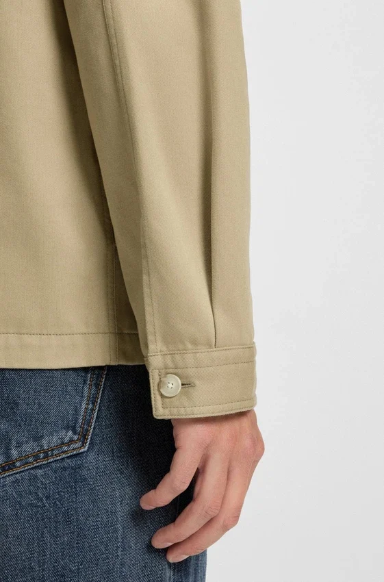 Oversized-fit shirt in cotton twill Oversized-fit shirt in cotton twill