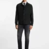 Oversized-fit shirt in faux leather Oversized-fit shirt in faux leather