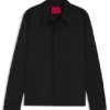Oversized-fit shirt in faux leather Oversized-fit shirt in faux leather