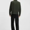 Oversized-fit shirt in water-repellent canvas Oversized-fit shirt in water-repellent canvas