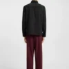 Oversized-fit shirt in water-repellent canvas