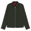 Oversized-fit shirt in water-repellent canvas Oversized-fit shirt in water-repellent canvas