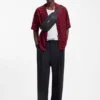 Oversized-fit shirt with digital print