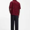 Oversized-fit shirt with digital print