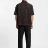 Oversized-fit shirt with digital print