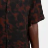 Oversized-fit shirt with digital print